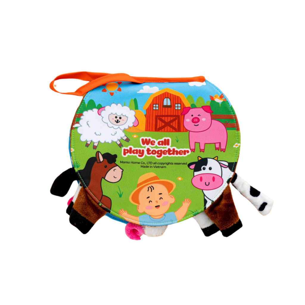 Ảnh Sách Vải Lật Mở Sột Soạt Đa Tương Tác Cho Bé từ 0 Tháng Tuổi - Lalala Baby 3
