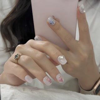 NANTY Nailbox thiết kế móng ngắn dán sticker bướm M214
