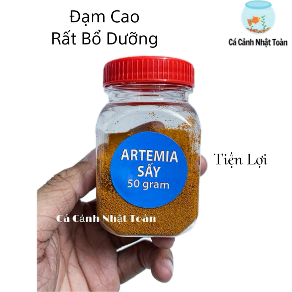 Hủ Bột 50gram - Atermia Sấy Khô Thức Ăn Cho Cá Cảnh Tiện Lợi
