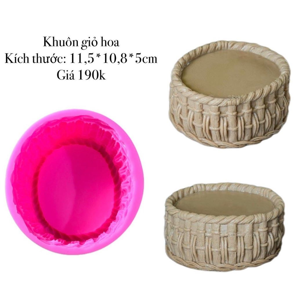 Khuôn giỏ hoa