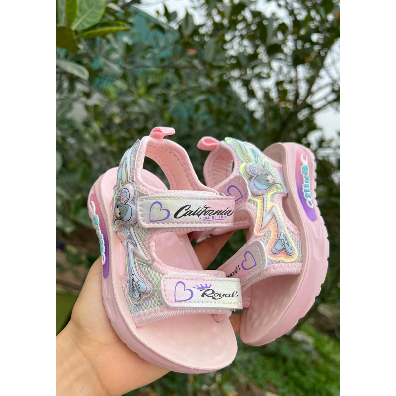 xăng đan bé gái đi học đi chơi công chúa xinh sắn chống trượt khâu đế nội địa full box cho bé tư 1 tuổi SL509 ( ảnh thạt