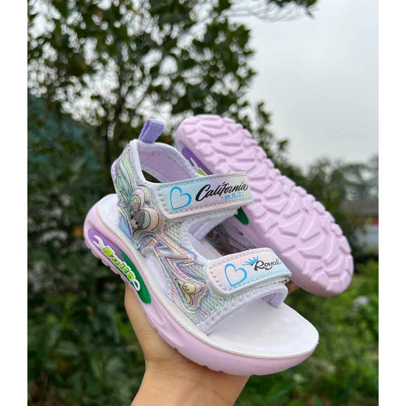 xăng đan bé gái đi học đi chơi công chúa xinh sắn chống trượt khâu đế nội địa full box cho bé tư 1 tuổi SL509 ( ảnh thạt