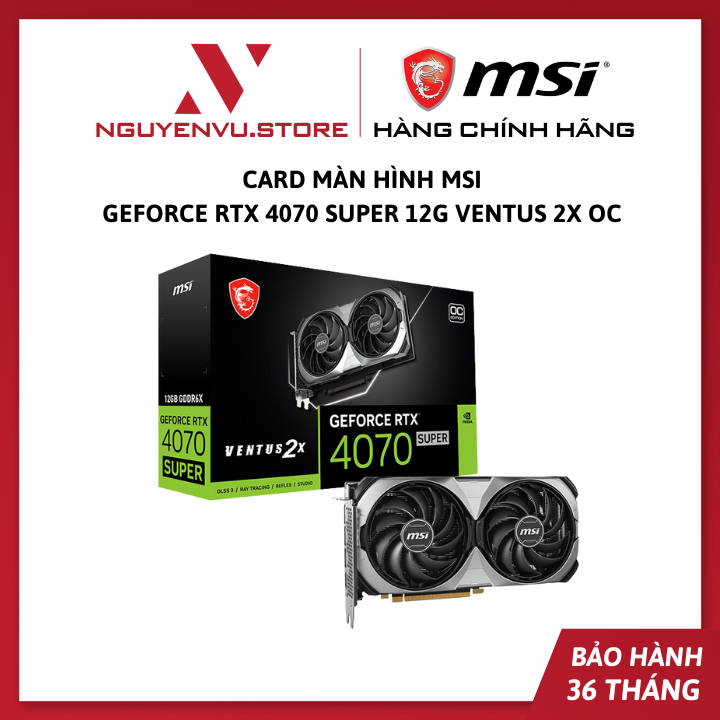 ほぼ新品】MSI VENTUS 2X GeForce RTX 4070（MSI GeForce RTX 4070 ご 