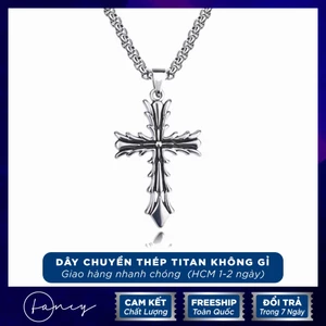 Dây chuyền nam thánh giá titan vòng cổ nam thời trang cá tính thép không gỉ Fancy_store
