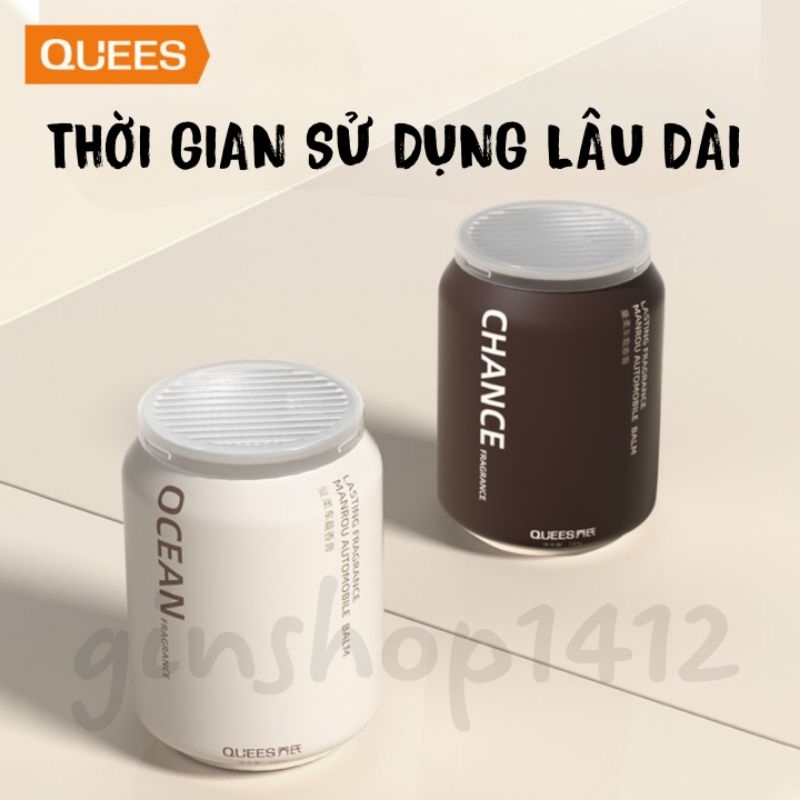 Sáp nước hoa Ô Tô QUEES CUP cao cấp - Khử mùi nội thất xe hơi - Thơm dịu nhẹ - Chống say xe - Sáp thơm ô tô
