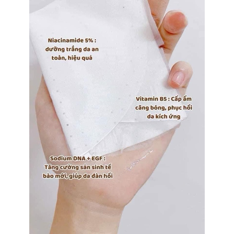 5-10 miếng Mặt nạ Sena demar sodium DNA B5 mask hạn 2028 -  mặt nạ senademar  IS221