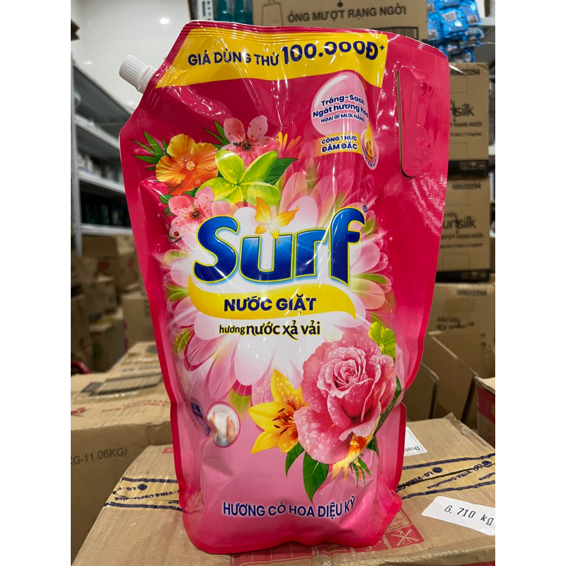 Túi Nước Giặt Surf Hương Hoa Cỏ Diệu Kỳ 29kg Shopee Việt Nam 8608