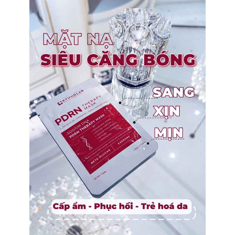 Combo 5-10-20 miếng mặt nạ KyungLab PDRN therapy Mask (23ml/miếng) - hạn 2028 Hàn Quốc  IS131