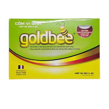 Cốm vi sinh Goldbee (Hộp 30 gói) Giúp bổ sung vitamin, L-Lysine, Canxi và các men vi sinh có lợi cho hệ tiêu hóa.