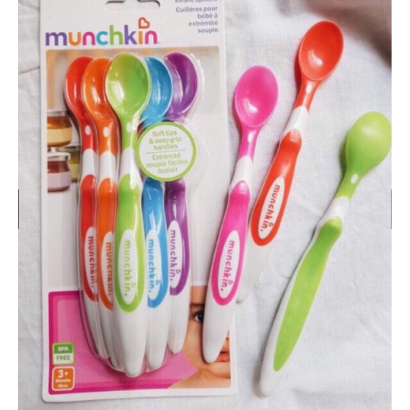 Thìa mềm ăn dặm Munchkin cho bé (giá 1 chiếc)