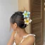 Kẹp tóc hoa sứ hoa ly AAA iLita càng cua đẹp cho nữ đẹp hottrend nhiều màu sắc phong cách Hawaii, cặp búi tóc màu