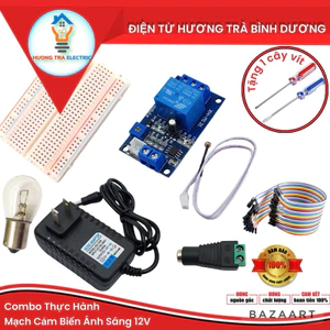 Bộ Thực Hành Đầy Đủ Mạch Cảm Biến Ánh Sáng Dành Cho Học Sinh - Sinh Viên ( Môn Công Nghệ Lớp 8)