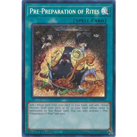 [Thẻ bài Yugioh]Pre-Preparation of Rites - RA01-EN055 - Secret Rare ...