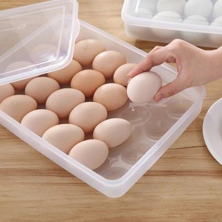 khay đựng trứng hôp nhựa trong suốt đựng 24 quả , có nắp đậy tránh va đập rơi vỡ 6786