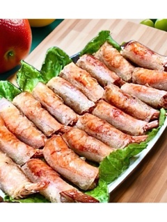 Bịch 350g bánh tráng cuốn ram tôm đất (cuốn ram bắp giòn lâu )đặc