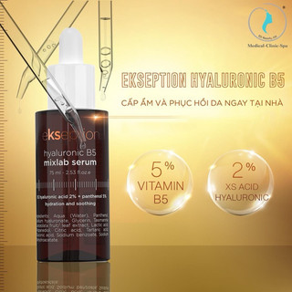 (Hàng Công Ty) Tinh chất Ekseption Hyaluronic B5 Mixlab Serum Làm Dịu và Phục Hồi Da 75ml Duduhouse