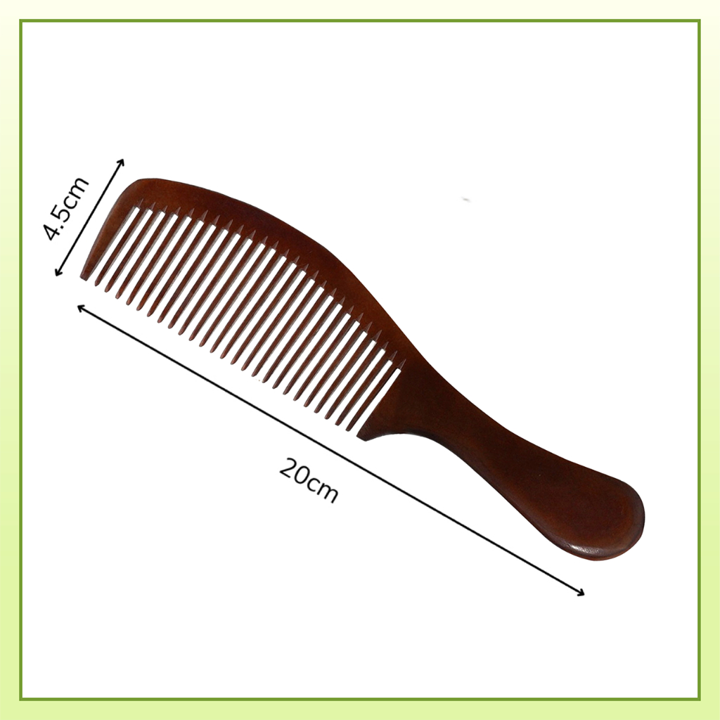 Ảnh Lược gỗ chải tóc Vườn Thảo Mộc chống tĩnh điện gỡ rối tóc chất liệu gỗ cao cấp 2
