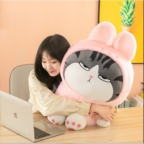Gấu Bông Mèo Hoàng Thượng Cosplay Thỏ Êch Dễ Thương 3 Màu Size 35-85cm ...