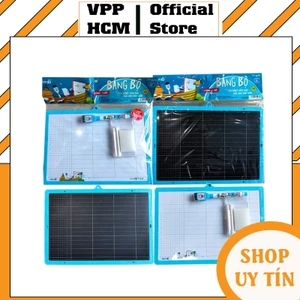 Bảng học sinh 2 mặt TP-B09 Thiên Long Điểm 10 tặng kèm bút lông, phấn và đồ lau bảng