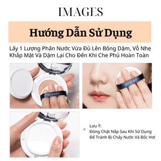 Phấn Nước BB Che Khuyết Điểm Kiềm Dầu Cho Da Trắng Đều Màu Giữ Lớp Trang Điểm Lâu Trôi IMAGES 15G