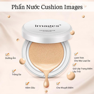 Phấn Nước BB Che Khuyết Điểm Kiềm Dầu Cho Da Trắng Đều Màu Giữ Lớp Trang Điểm Lâu Trôi IMAGES 15G