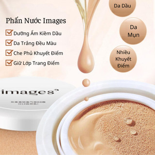 Phấn Nước BB Che Khuyết Điểm Kiềm Dầu Cho Da Trắng Đều Màu Giữ Lớp Trang Điểm Lâu Trôi IMAGES 15G