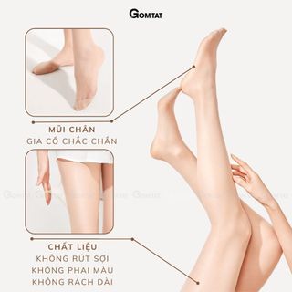 Quần tất nữ da chân GOMTAT che khuyết điểm, tàng hình xuyên thấu, siêu thoáng khí - D16-A078
