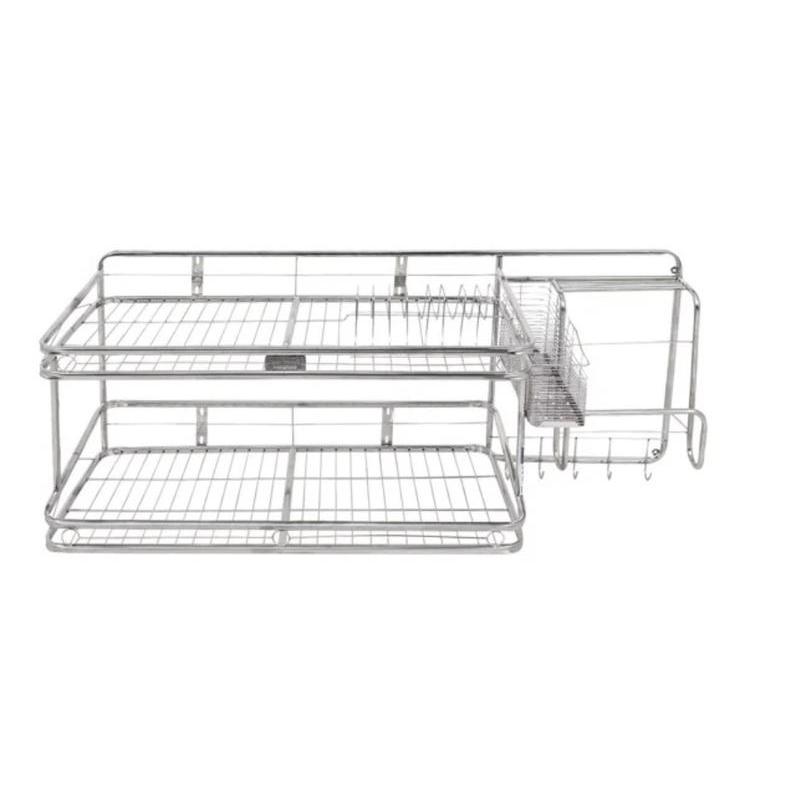 Kệ bếp đa năng Win QUI PHÚC, inox 201 cao cấp, thiết kế hiện đại, thông tin, có ngăn đựng đũa, muỗng