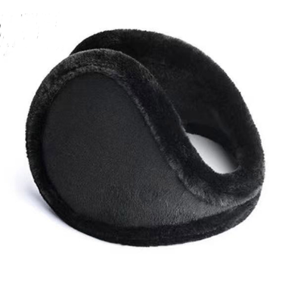 Chụp tai mùa đông - Bịt tai giữ ấm Chất liệu nỉ có lót lông mềm nhẹ phong cách đơn giản