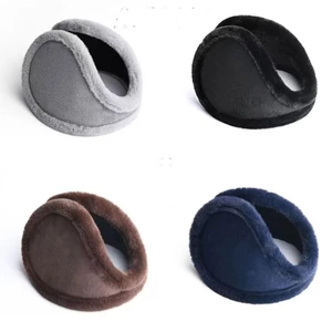 Chụp tai mùa đông - Bịt tai giữ ấm Chất liệu nỉ có lót lông mềm nhẹ phong cách đơn giản