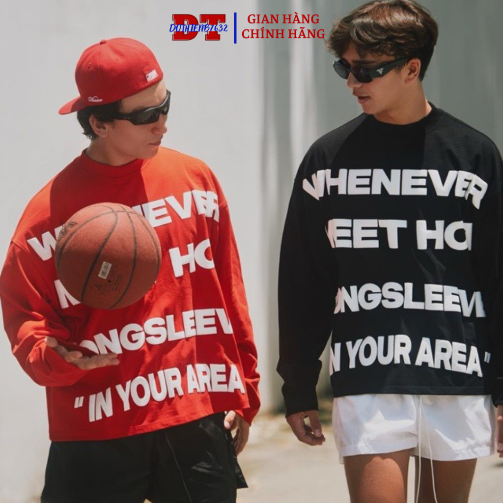 Áo Sweater Hè Nam Nữ Form Rộng Cổ Tròn Dài Tay Local Brand In Dập Chữ ...
