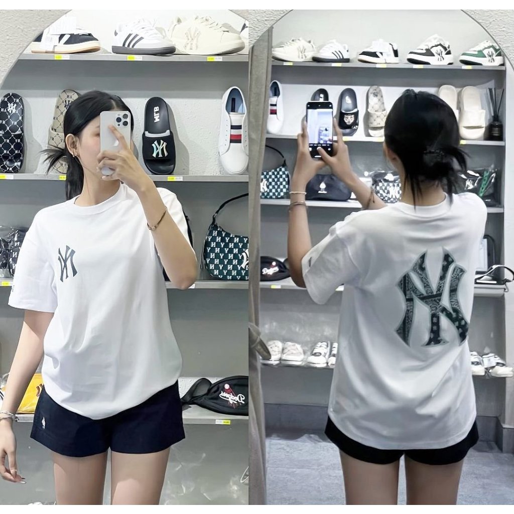 Áo Phông Newera [Chính hãng ] Mẫu NY Lưng ngực các màu Unisex nam/nữ | BigBuy360 - bigbuy360.vn