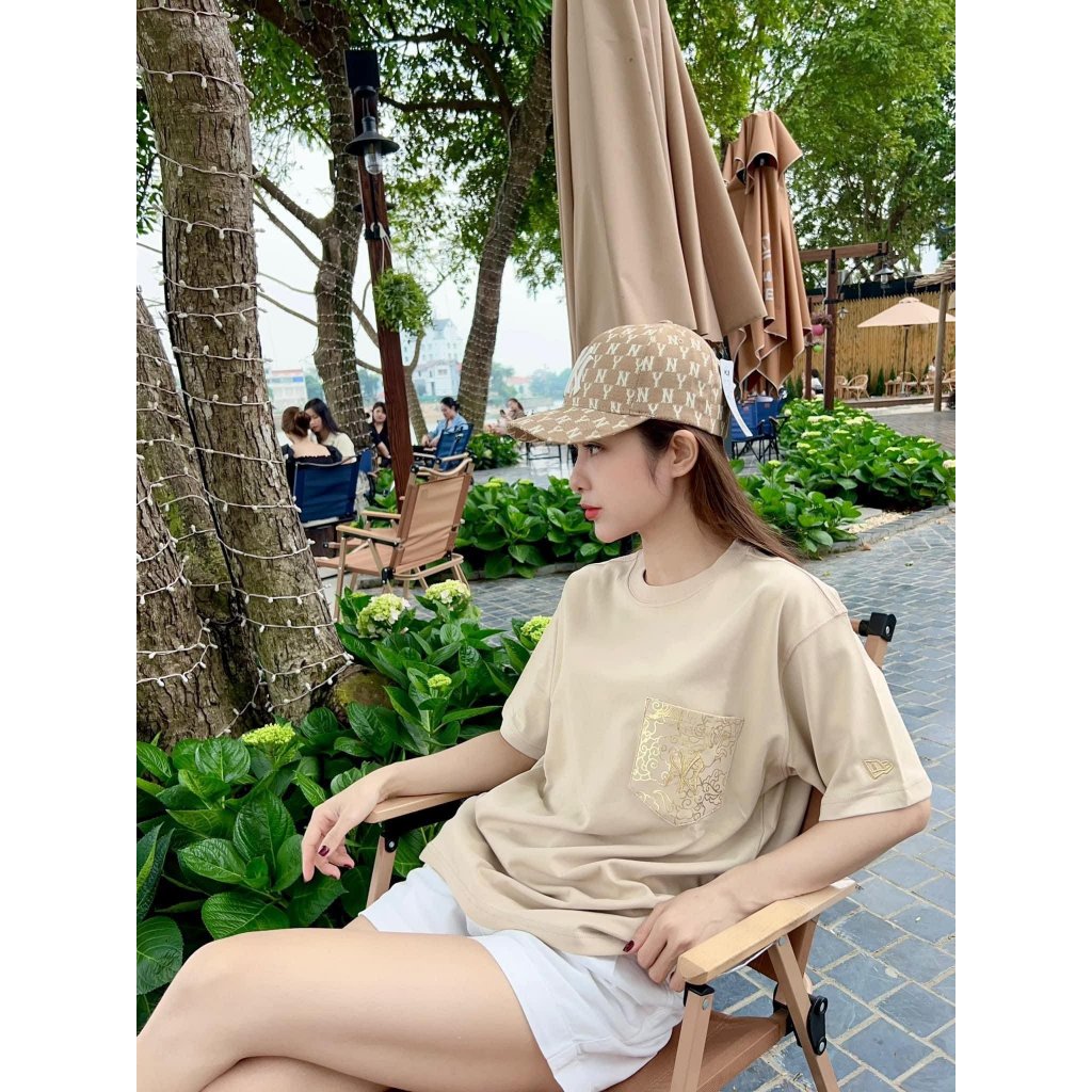 Áo Phông Newera [Chính hãng ] Mẫu NY Lưng ngực các màu Unisex nam/nữ | BigBuy360 - bigbuy360.vn