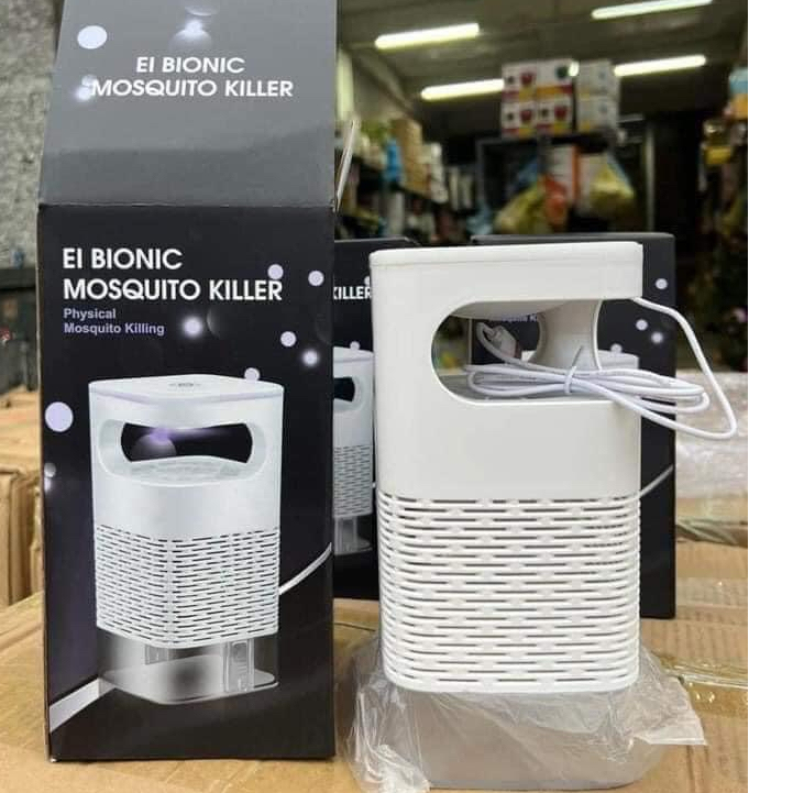 Đèn Bắt Muỗi, Máy Bắt Muỗi Diệt Côn Trùng Thông Minh Kiêm Đèn Ngủ Cao Cấp Có Quạt Hút Cổng Sạc USB Toàn AMIZIN