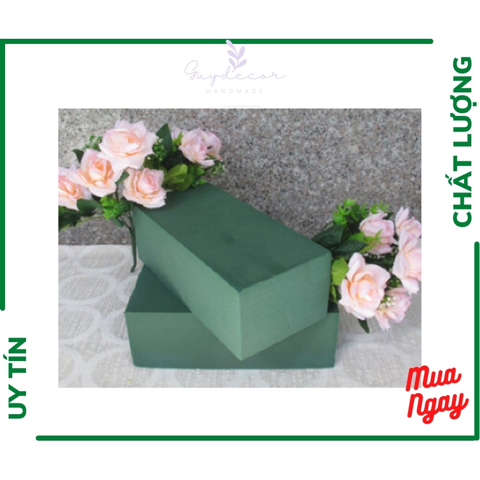 Xốp cắm hoa tươi, giữ nước tốt, phụ kiện cắm hoa