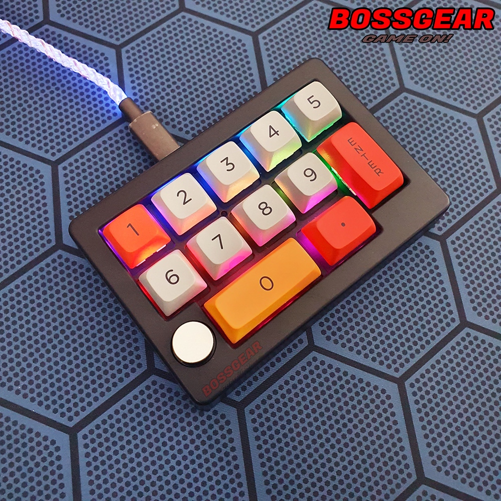 Bàn Phím Cơ OSU K12 LED RGB, Hotswap 5 chân, Red Switch, Cáp type-c, Có ...