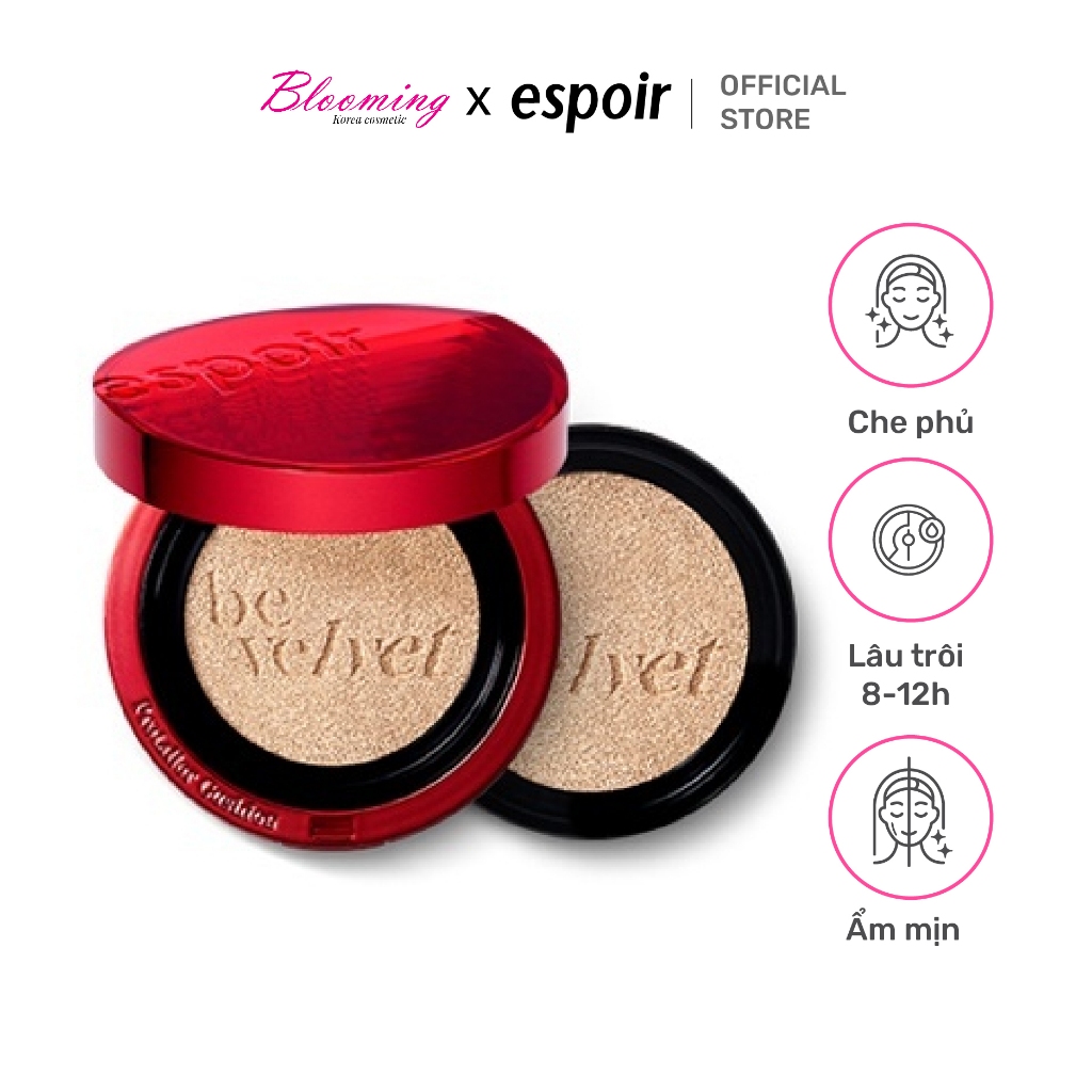 Ảnh Phấn Nước Espoir Pro Tailor Be Velvet Cushion New Class SPF34 PA++ 13gr 2