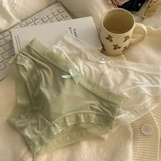 Set 10 Quần Lót Nữ, 325 Quần Lót Nữ Cotton su lụa phối ren hoa co dãn 4 chiều, không lộ viền co giãn thoáng mát gợi cảm