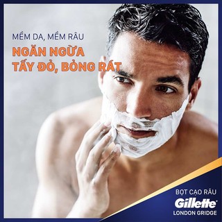 Bọt cạo râu Gillette , lưỡi lam cạo râu Gillette , Dao cạo râu , Lưỡi lam Gillette Londan bridge