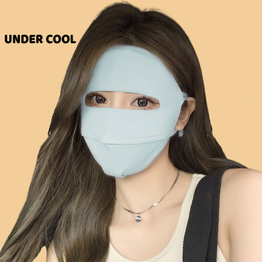 Khẩu Trang Vải Chống Nắng Toàn Mặt UNDERCOOL Thoáng Khí Ngăn Tia UV full face KT02