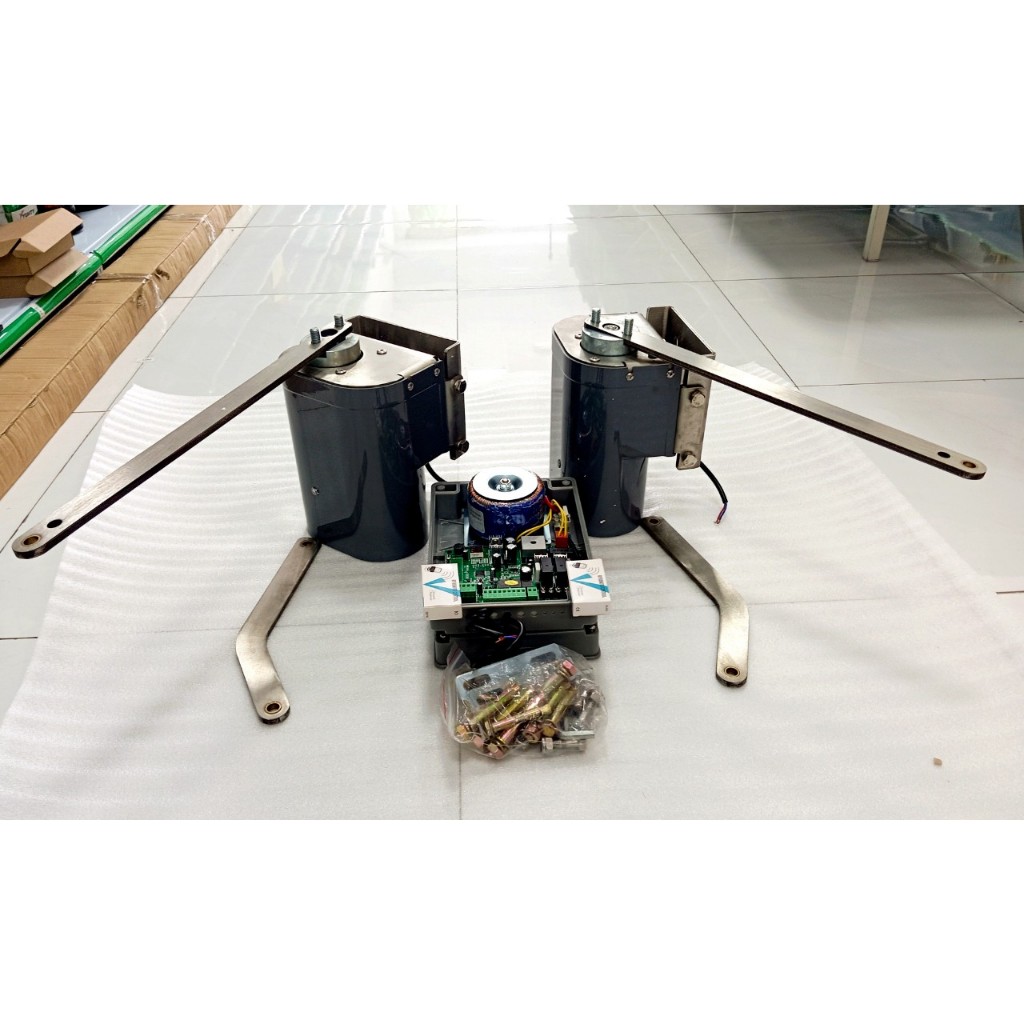 Motor cổng mở tự động tay co C07 tải trọng 250kg/cánh