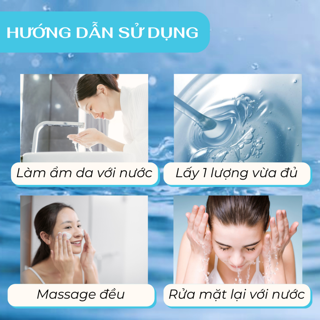 Ảnh Sữa rửa mặt chứa nước biển sâu Jeju BLANICA Jeju Sea Water Facial Cleanser giúp làm sạch sâu dịu nhẹ dạng gel 120g 4