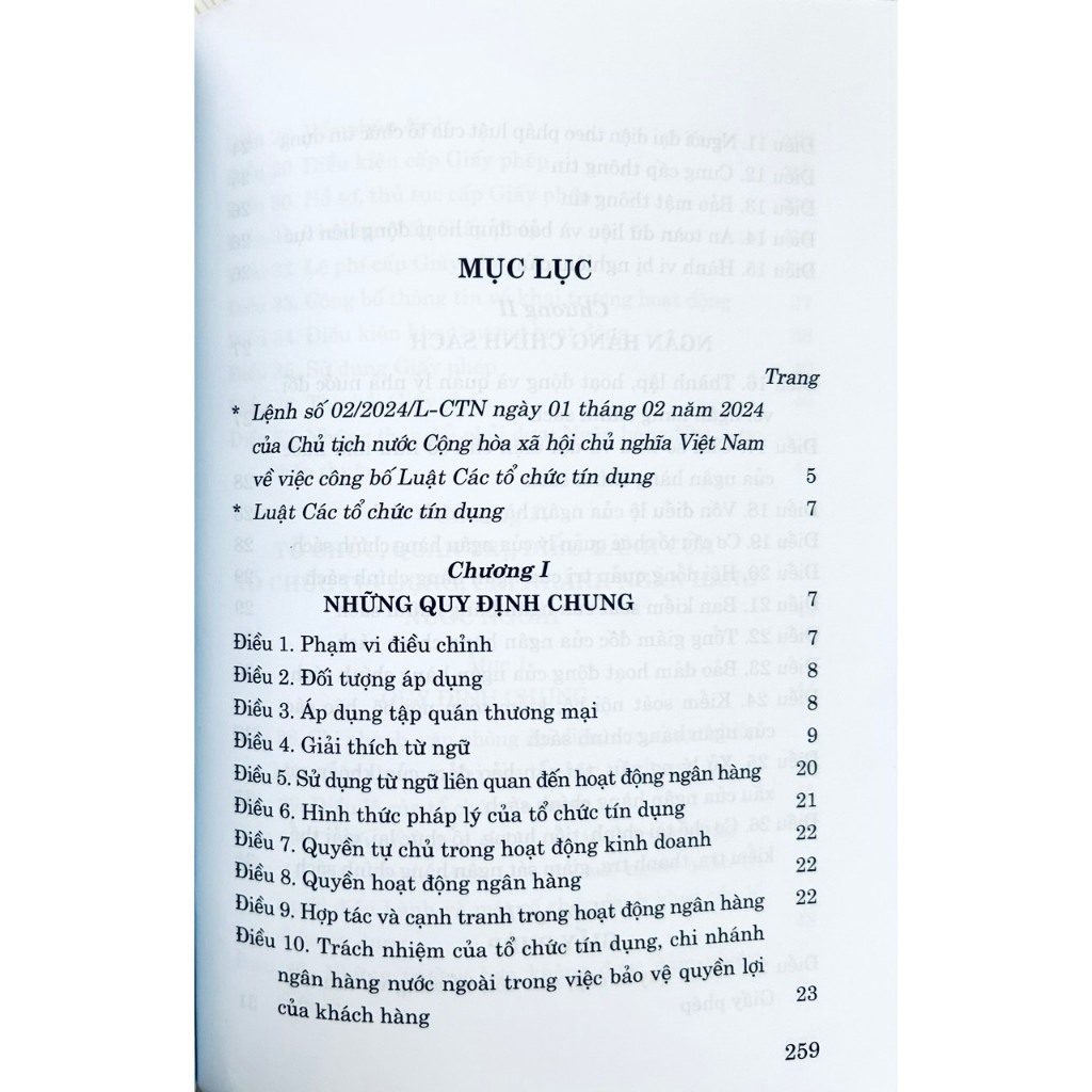 Ảnh Sách - Luật Các Tổ Chức Tín Dụng 4