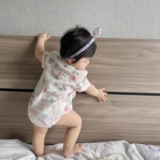 [VẢI XÔ MUSLIN] Bộ Body Vải Xô Muslin Cao Cấp Họa Tiết Sang Xinh Đáng Yêu, An Toàn Cho Làn Da Em Bé