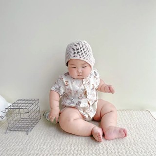 [VẢI XÔ MUSLIN] Bộ Body Vải Xô Muslin Cao Cấp Họa Tiết Sang Xinh Đáng Yêu, An Toàn Cho Làn Da Em Bé