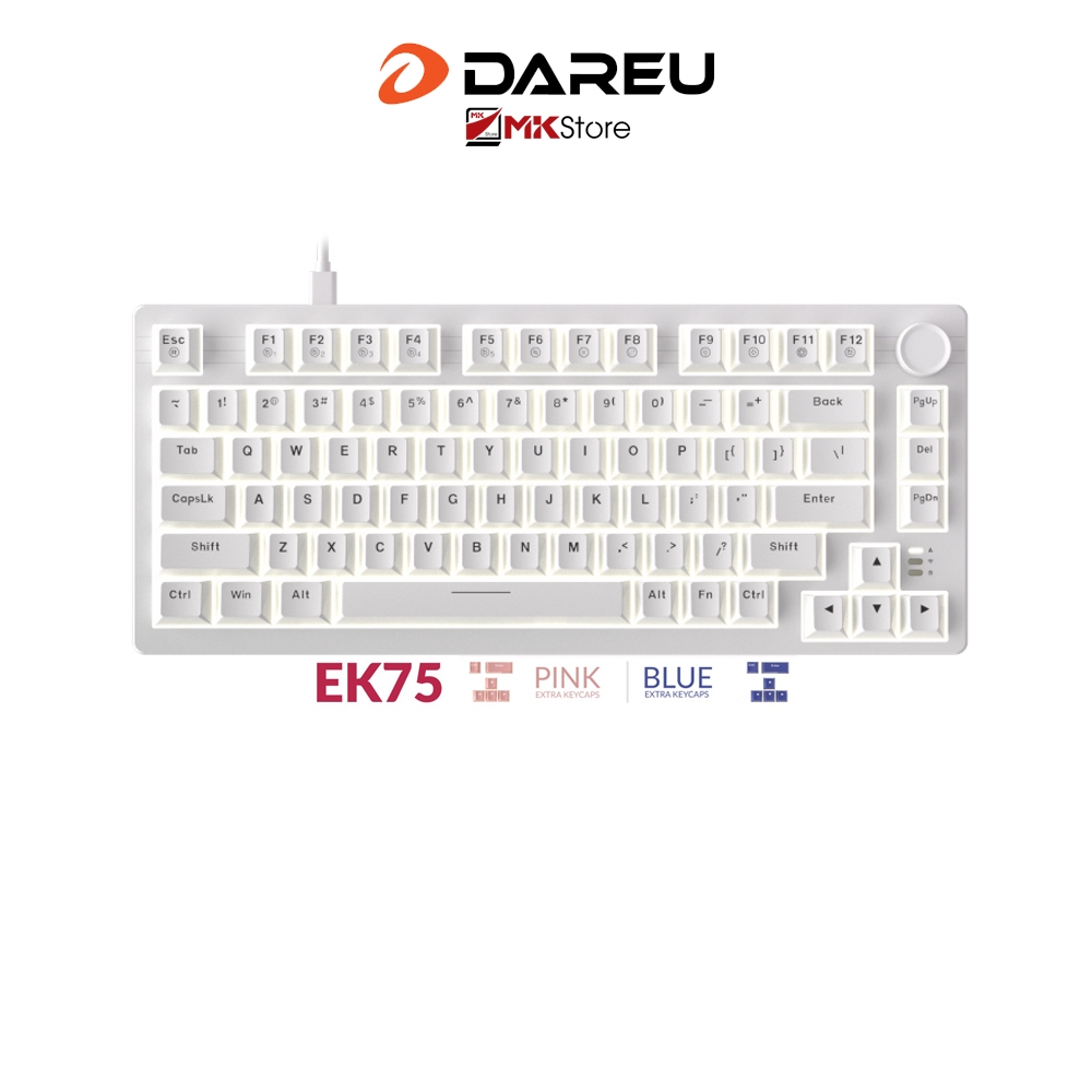 Bàn phím cơ DAREU EK75 Wired / EK75 PRO Triple-mode MKStore | Shopee ...
