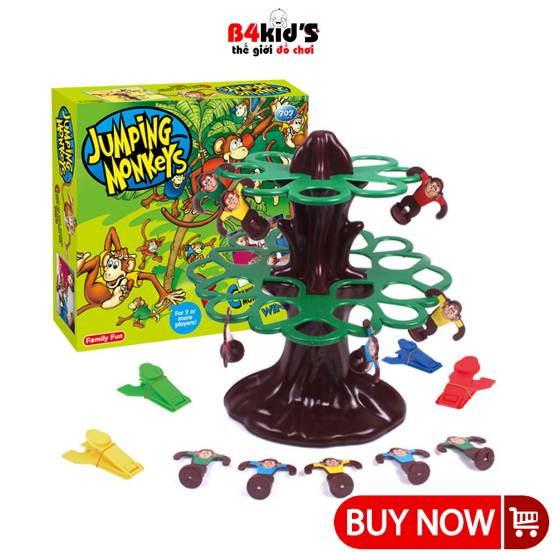 Đồ chơi board game Jumping Monkeys những chú khỉ leo cây 2 đến 4 người ...