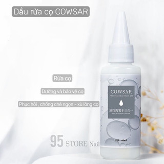 Dầu rửa cọ COWSAR - làm sạch và phục hồi dưỡng ẩm cọ , chống chẻ ngọn tè đầu cọ