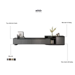{ Combo 2 }  Kệ Tivi + Bàn trà Minis phong cách hiện đại- sang trọng, đã lắp ráp sẵn, bảo hành 12 tháng MN-TV-16 — ảnh 2