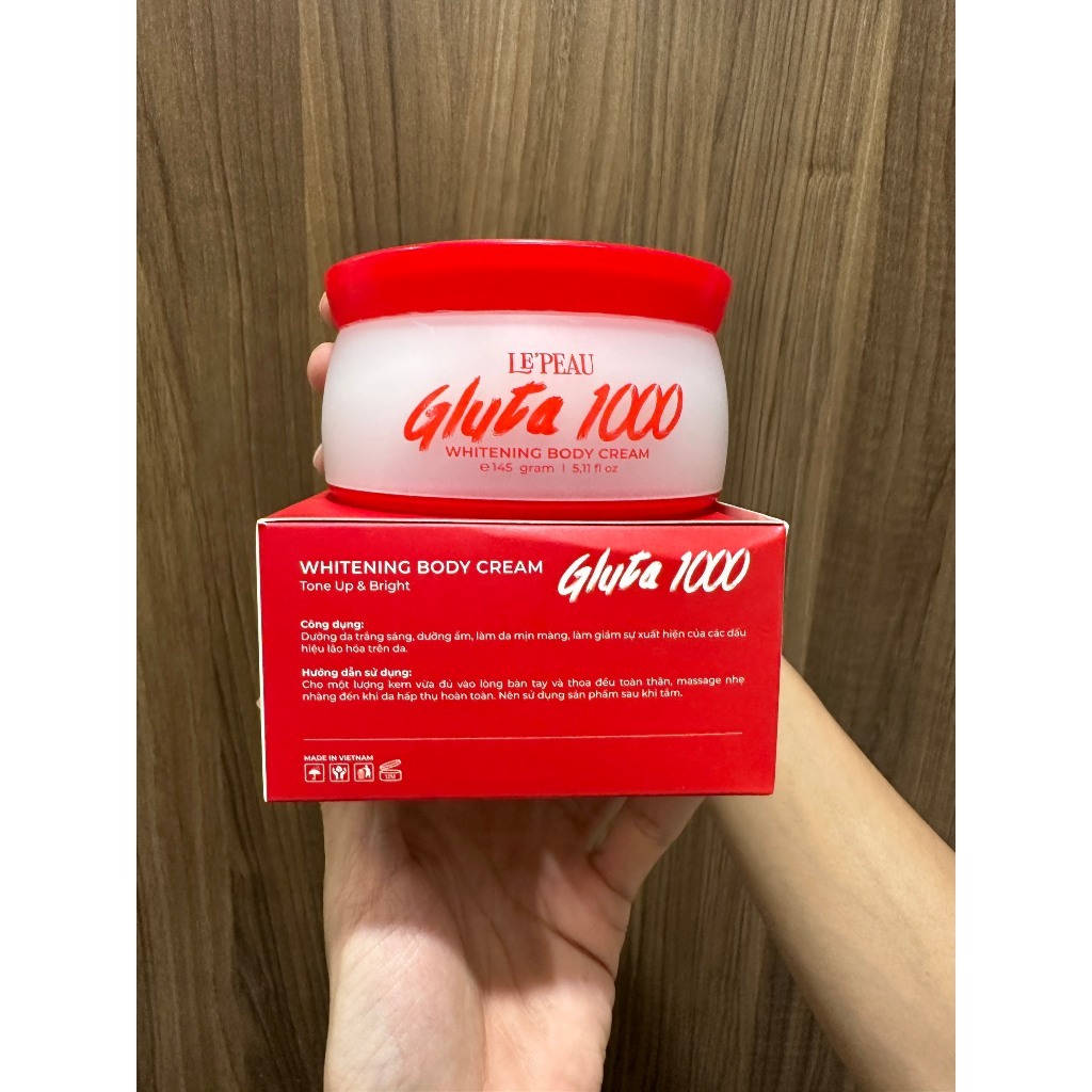 Ảnh Kem body trắng da, dưỡng ẩm, kết cấu dạng lotion không bết rít, thấm nhanh vào da 150gr 1